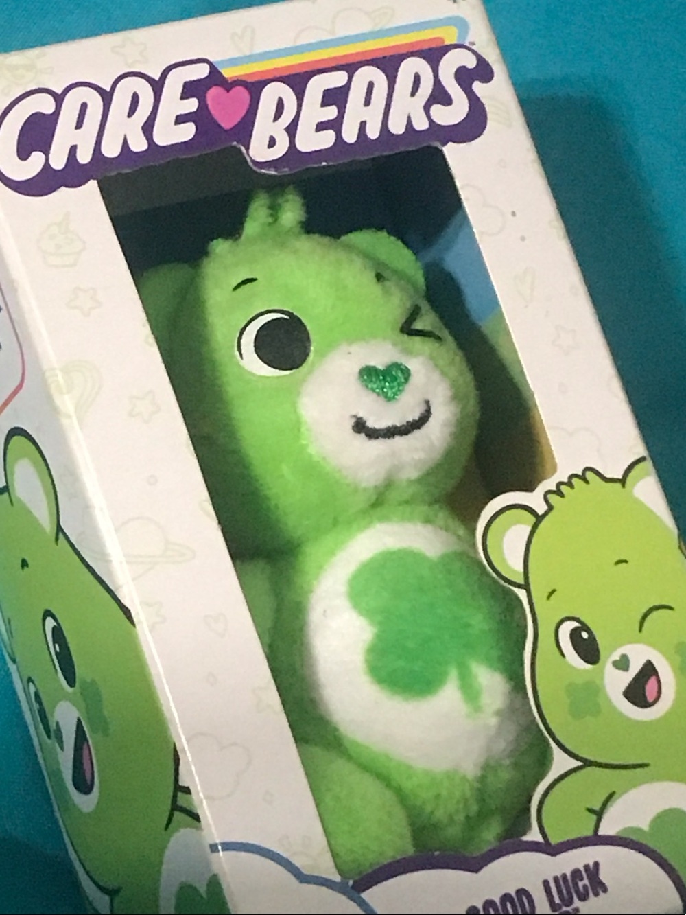 Care Bears Boxed Plush Set - Rainbow, Green, Blue, Pink, Yellow 🌼🌼CARE BEARS 🌼 - Picture 13 of 15